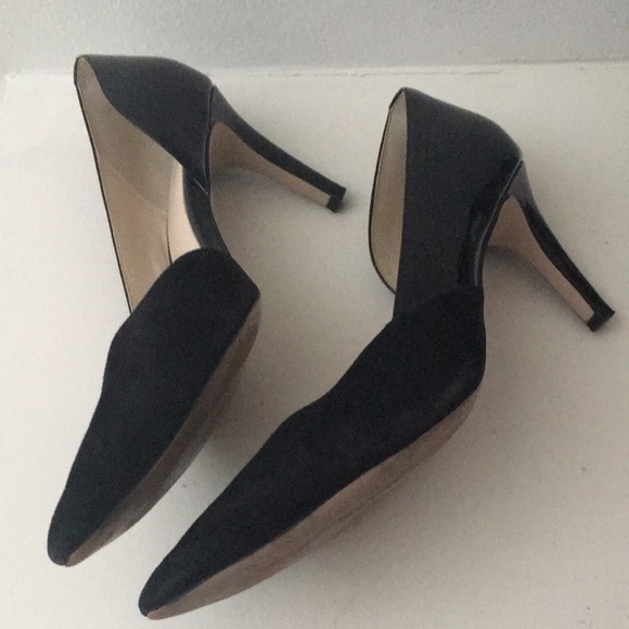Cole Haan Black Leather D'Orsay Heels / Pumps - Picture 17 of 17
